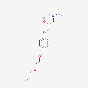 molecular formula C18H31NO4 B1435194 1-(Isopropylamino)-3-(4-((2-propoxyethoxy)methyl)phenoxy)propan-2-ol CAS No. 1447715-44-7