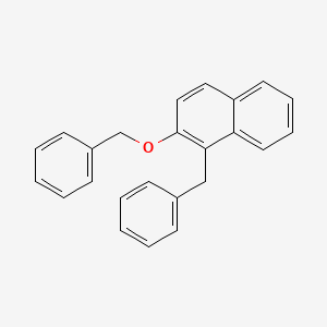 molecular formula C24H20O B14351943 1-Benzyl-2-(benzyloxy)naphthalene CAS No. 95391-89-2