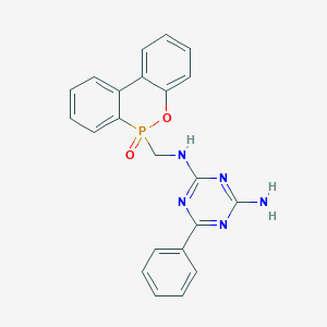 N-[(10-oxido-9,10-dihydro-9-oxa-10-phosphaphenanthrene)methyl]-6-phenyl-1,3,5-triazine-2,4-diamine