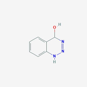 molecular formula C7H7N3O B14351955 1,4-Dihydro-1,2,3-benzotriazin-4-ol CAS No. 91037-99-9
