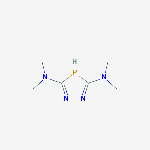 molecular formula C6H13N4P B14351962 N~3~,N~3~,N~5~,N~5~-Tetramethyl-4H-1,2,4-diazaphosphole-3,5-diamine CAS No. 93715-06-1