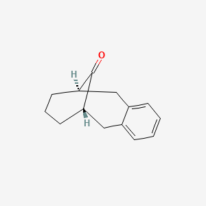 molecular formula C14H16O B1435197 tricyclo[8.3.1.0,3,8]tetradeca-3,5,7-trien-14-one CAS No. 1807940-74-4