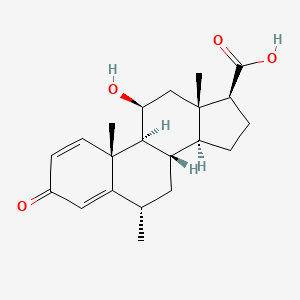 molecular formula C21H28O4 B1435198 20-Carboxymethylprednisolone CAS No. 229019-44-7
