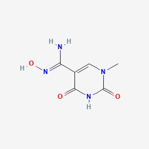N'-hydroxy-1-methyl-2,4-dioxo-1,2,3,4-tetrahydropyrimidine-5-carboximidamide