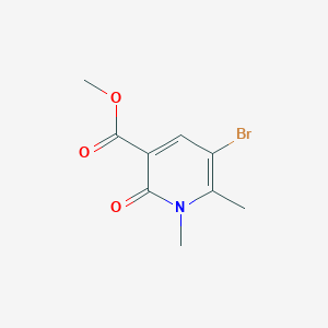 molecular formula C9H10BrNO3 B1435213 Methyl 5-bromo-1,6-dimethyl-2-oxo-1,2-dihydropyridine-3-carboxylate CAS No. 1960432-49-8