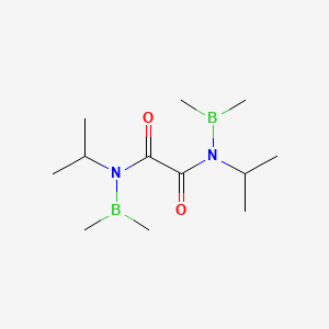 molecular formula C12H26B2N2O2 B14352207 N~1~,N~2~-Bis(dimethylboranyl)-N~1~,N~2~-di(propan-2-yl)ethanediamide CAS No. 91325-50-7