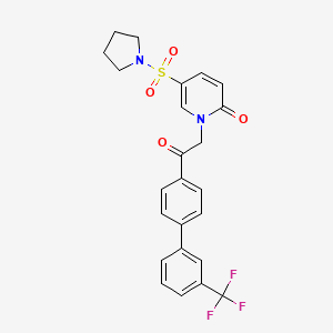 molecular formula C24H21F3N2O4S B1435223 Tbopp 