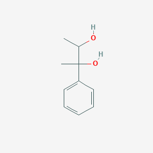 molecular formula C10H14O2 B14352245 2-Phenylbutane-2,3-diol CAS No. 90925-49-8