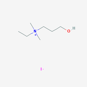 molecular formula C7H18INO B14352255 N-Ethyl-3-hydroxy-N,N-dimethylpropan-1-aminium iodide CAS No. 93245-78-4