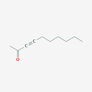 molecular formula C10H16O B14352272 3-Decyn-2-one CAS No. 91658-50-3