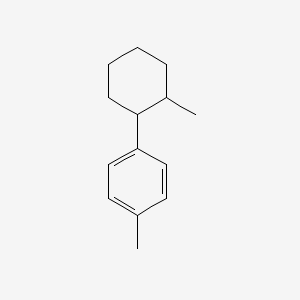molecular formula C14H20 B1435233 1-Methyl-4-(2-methylcyclohexyl)benzene CAS No. 92299-09-7
