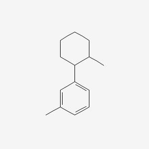 molecular formula C14H20 B1435234 1-Methyl-3-(2-methylcyclohexyl)benzene CAS No. 93536-68-6