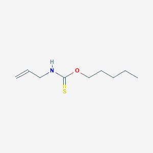 molecular formula C9H17NOS B14352378 O-Pentyl prop-2-en-1-ylcarbamothioate CAS No. 90477-98-8