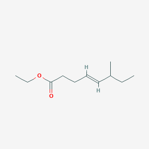 molecular formula C11H20O2 B1435244 ethyl (4E,6RS)-6-methyl-4-octenoate CAS No. 179617-49-3