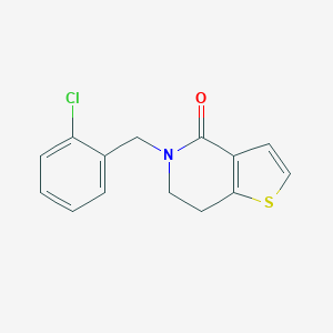 molecular formula C14H12ClNOS B143526 4-氧代噻氯匹定 CAS No. 68559-55-7