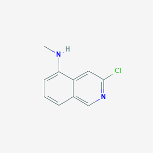 molecular formula C10H9ClN2 B1435265 3-Chloro-N-methylisoquinolin-5-amine CAS No. 1374652-61-5