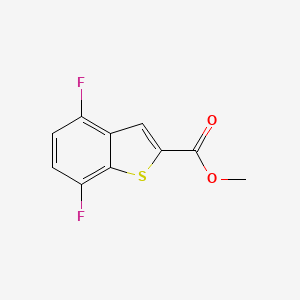 molecular formula C10H6F2O2S B1435271 Methyl 4,7-difluoro-1-benzothiophene-2-carboxylate CAS No. 2059994-76-0