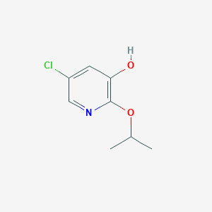 molecular formula C8H10ClNO2 B1435273 5-Chloro-2-(propan-2-yloxy)pyridin-3-ol CAS No. 1826110-18-2