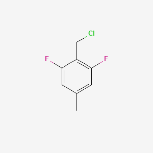 molecular formula C8H7ClF2 B1435275 2-Chloromethyl-1,3-difluoro-5-methyl-benzene CAS No. 1266114-64-0