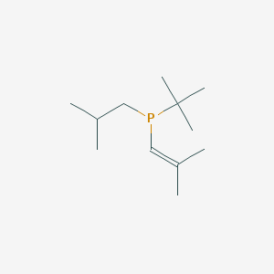 molecular formula C12H25P B14352757 tert-Butyl(2-methylprop-1-en-1-yl)(2-methylpropyl)phosphane CAS No. 90600-99-0