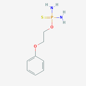 molecular formula C8H13N2O2PS B14352769 O-(2-Phenoxyethyl) phosphorodiamidothioate CAS No. 92530-55-7