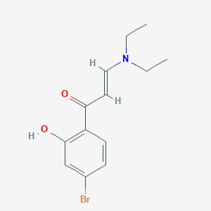 molecular formula C13H16BrNO2 B1435289 (E)-1-(4-溴-2-羟基苯基)-3-(二乙氨基)丙-2-烯-1-酮 CAS No. 1159978-69-4