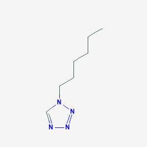 molecular formula C7H14N4 B14352957 1-Hexyl-1H-tetrazole CAS No. 91658-76-3