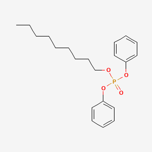 molecular formula C21H29O4P B14352971 Nonyl diphenyl phosphate CAS No. 96663-10-4