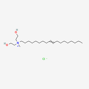 molecular formula C23H48ClNO2 B14353003 Bis(2-hydroxyethyl)-methyl-octadec-9-enylazanium;chloride CAS No. 99244-46-9