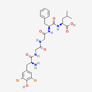 molecular formula C28H35Br2N5O7 B1435301 (3,5-Dibromo-Tyr1)-Leu-Enkephalin CAS No. 72601-98-0