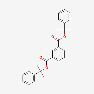 molecular formula C26H26O4 B14353033 Bis(2-phenylpropan-2-yl) benzene-1,3-dicarboxylate CAS No. 90936-87-1