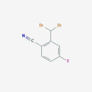 2-(Dibromomethyl)-4-fluorobenzonitrile