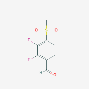 2,3-Difluoro-4-(methylsulfonyl)benzaldehyde