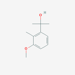 molecular formula C11H16O2 B1435334 2-(3-Methoxy-2-methyl-phenyl)-propan-2-ol CAS No. 79383-43-0