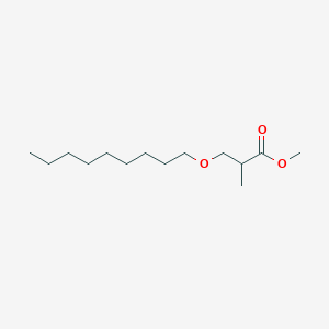 molecular formula C14H28O3 B14353418 Methyl 2-methyl-3-(nonyloxy)propanoate CAS No. 90177-68-7