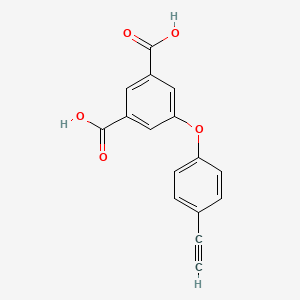 molecular formula C16H10O5 B14353461 5-(4-Ethynylphenoxy)benzene-1,3-dicarboxylic acid CAS No. 92176-81-3