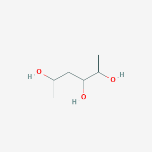 molecular formula C6H14O3 B14353542 Hexane-2,3,5-triol CAS No. 93972-92-0