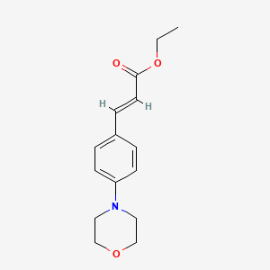 B1435362 (E)-Ethyl 3-(4-morpholinophenyl)acrylate CAS No. 1359868-31-7