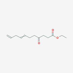 molecular formula C13H20O3 B14353632 Ethyl 4-oxoundeca-7,10-dienoate CAS No. 90162-79-1