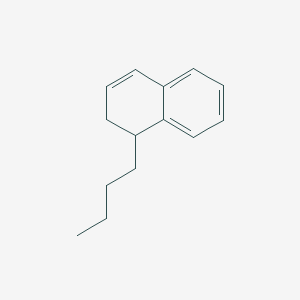 molecular formula C14H18 B14353684 1-Butyl-1,2-dihydronaphthalene CAS No. 90621-75-3