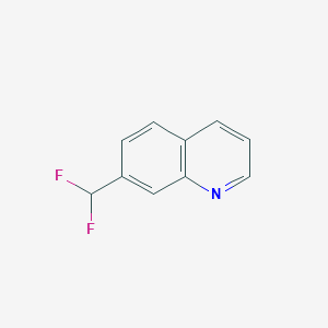 molecular formula C10H7F2N B1435369 7-(Difluoromethyl)quinoline CAS No. 1261728-71-5