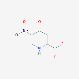 2-(difluoromethyl)-5-nitropyridin-4-ol