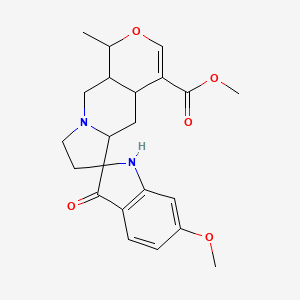 molecular formula C22H26N2O5 B14353763 Tetraphylline Pseudoindoxyle CAS No. 92471-49-3