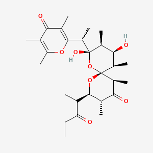 molecular formula C28H42O8 B14353794 Siphonarin A CAS No. 92125-67-2