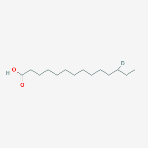 molecular formula C14H28O2 B1435380 Myristic acid-d1 