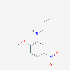 molecular formula C11H16N2O3 B14353866 N-Butyl-2-methoxy-5-nitroaniline CAS No. 93398-03-9