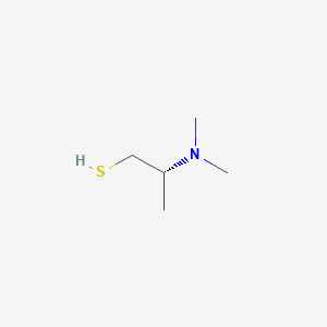 molecular formula C5H13NS B1435396 (2R)-2-(Dimethylamino)propane-1-thiol CAS No. 1807938-37-9