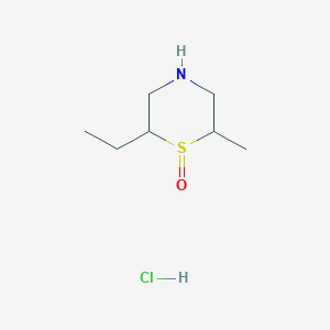 2-Ethyl-6-methyl-1lambda4-thiomorpholin-1-one hydrochloride