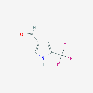 5-(trifluoromethyl)-1H-pyrrole-3-carbaldehyde