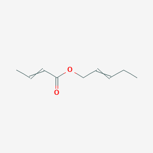 molecular formula C9H14O2 B14354094 Pent-2-en-1-yl but-2-enoate CAS No. 96397-93-2